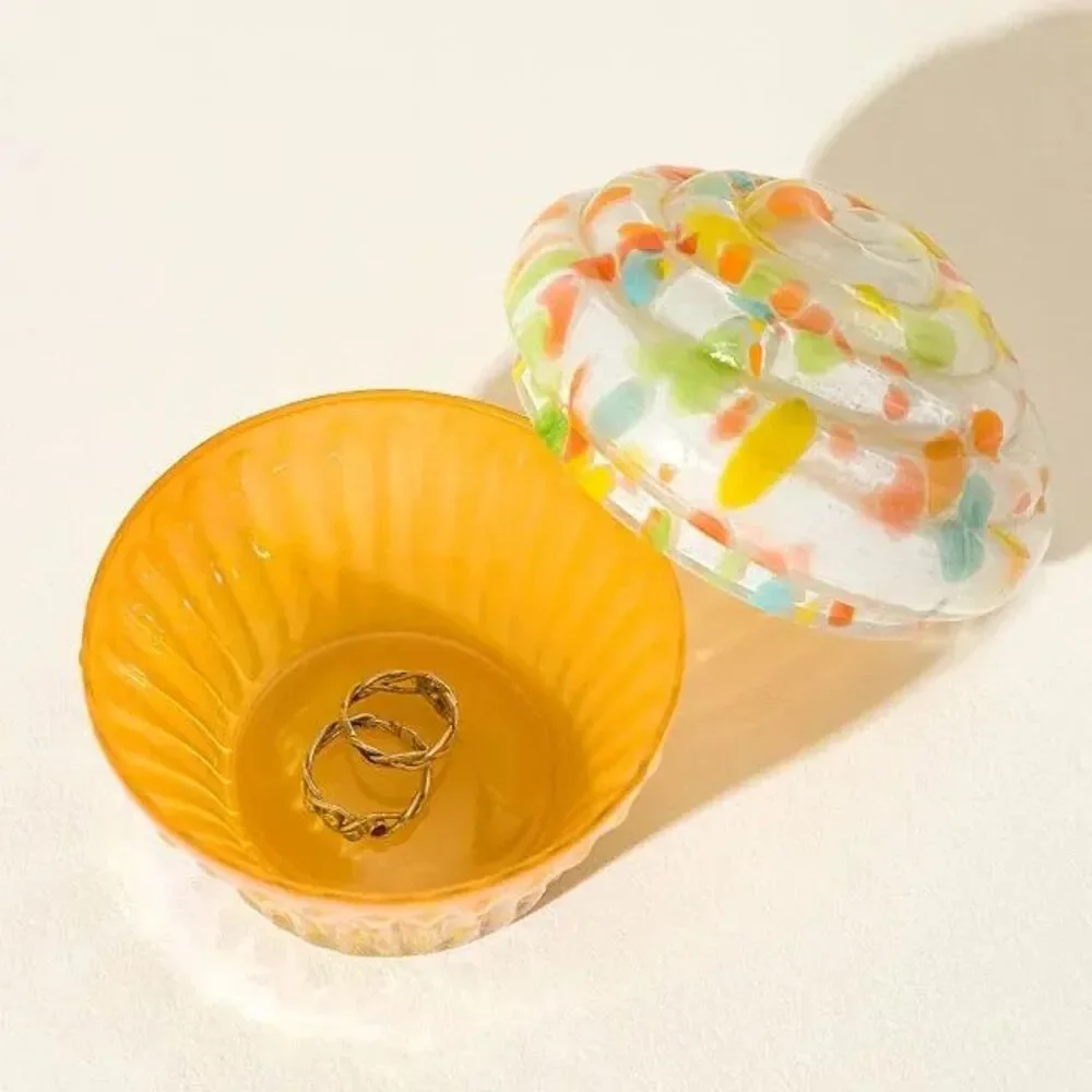 Birthday Cupcake Glass Candle Jar by Uncommon Goods - Picture 3 of 11